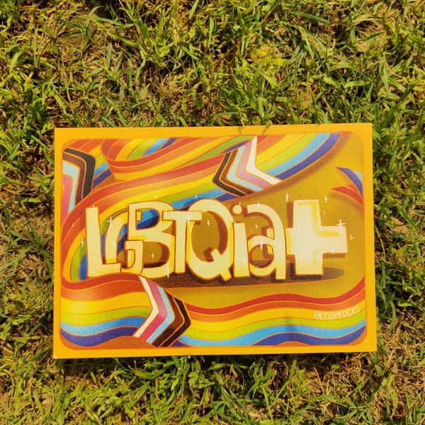 LGBTQIA+ Postcard